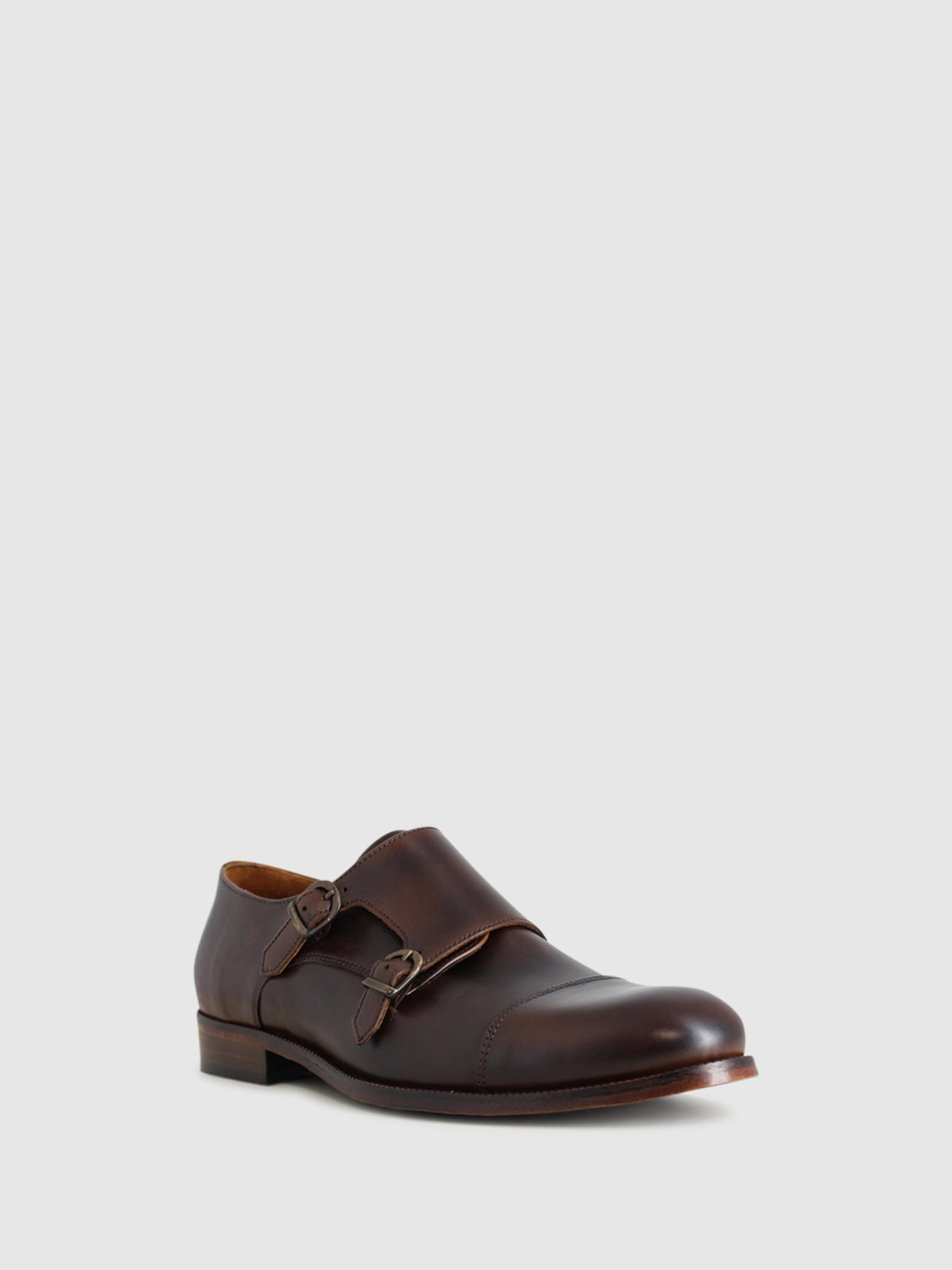 Foreva Loafers de Fivela em Castanho